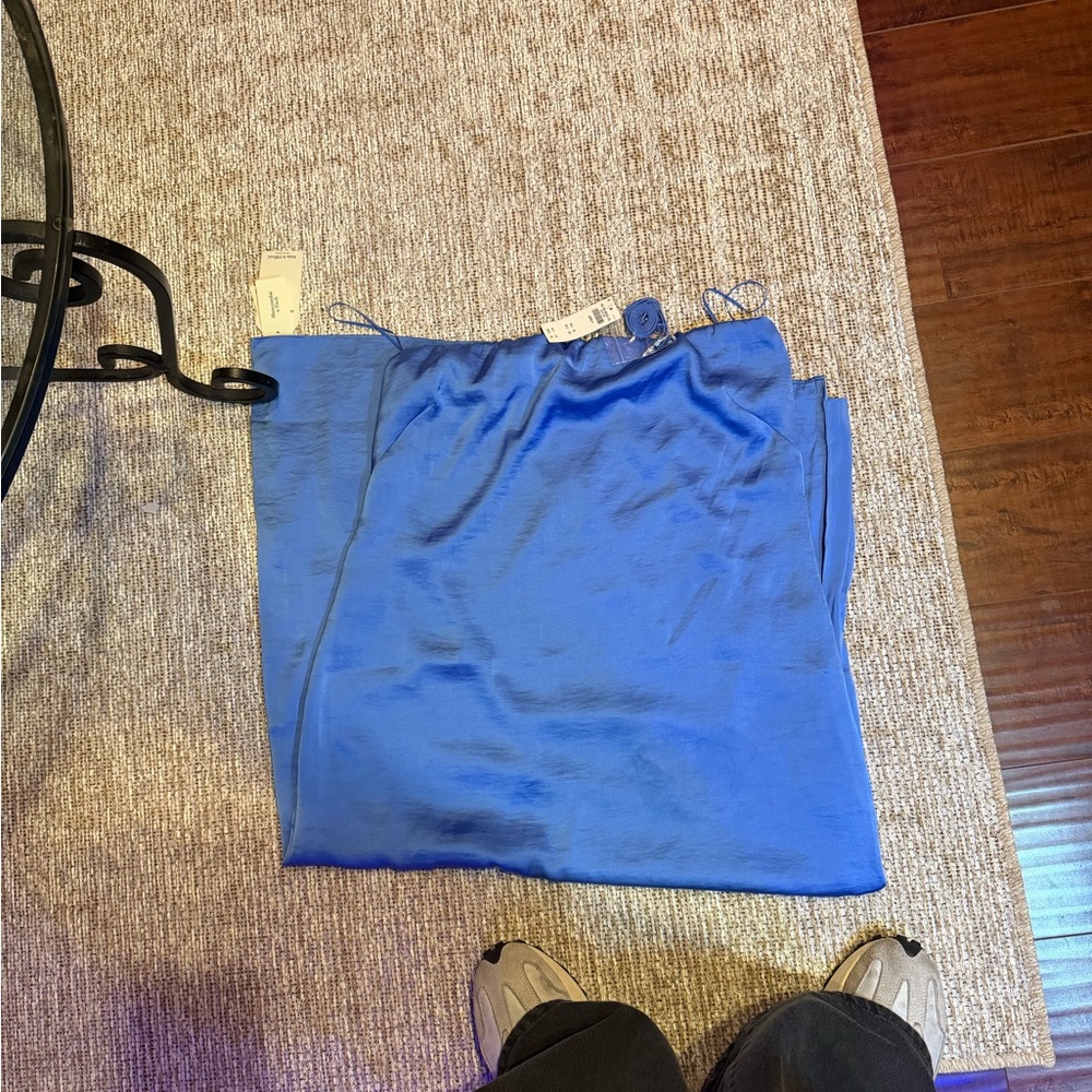 Abercrombie & Fitch Blue Strapless Dress
